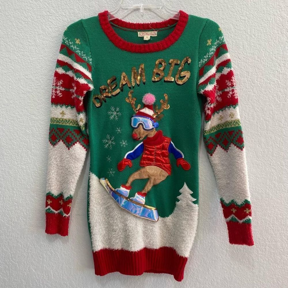 It’s Our Time Christmas Sweater Women’s XS